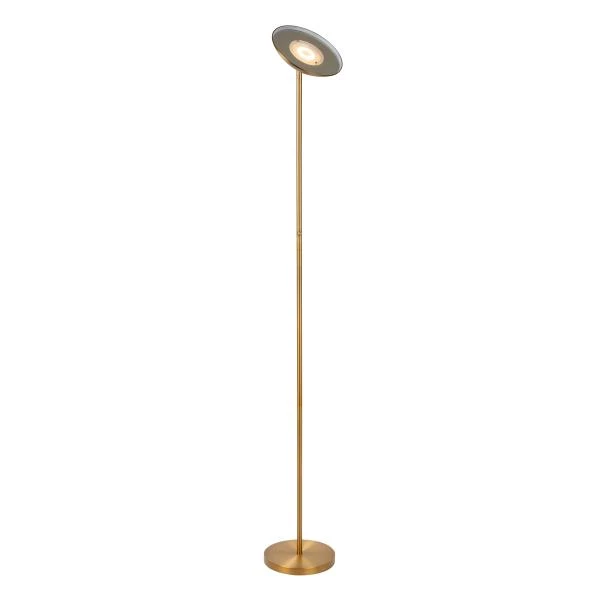 Lucide ZENITH - Lampadaire - Ø 25,4 cm - LED Dim. - 1x20W 3000K - Or Mat / Laiton - détail 1